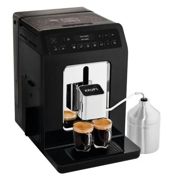KRUPS Espressor Automat Krups Evidence EA891810, 1450W, 15 bar, capacitate apa 2.3 L, capacitate boabe 260g, Negru