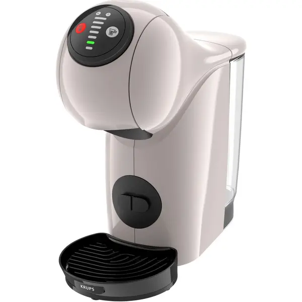 KRUPS Espressor cu capsule KRUPS NESCAFÉ® Dolce Gusto® Genio S KP243AF0, 15 bari presiune, 1500 W, peste 30 de retete calde & reci, capacitate rezervor 0.8 L, functie XL, mod Eco, crem