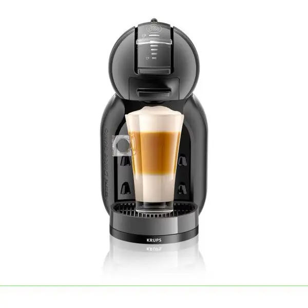 KRUPS Espressor cu capsule KRUPS NESCAFÉ® Dolce Gusto® Mini Me KP123810, 15 bari presiune, 1500 W, capacitate rezervor 0.8 L, functie Eco, gri