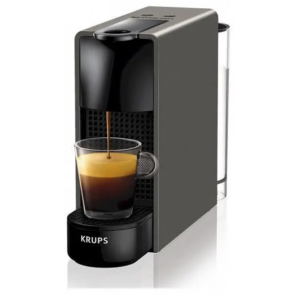KRUPS Espressor cu capsule Nespresso-Krups XN110B10 Essenza Mini, 1310 W, 0.6 L, Gri