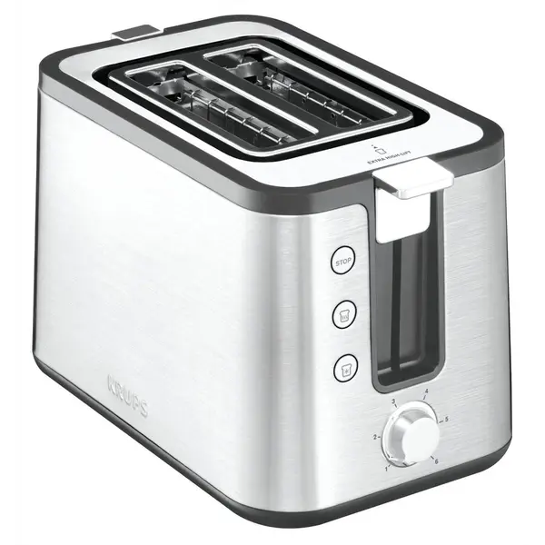 KRUPS Prajitor de paine Krups KH 442 D Control Line, 700 W, 2 felii, Argintiu