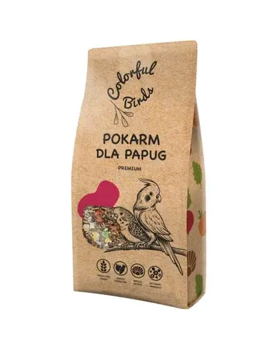 KUCHNIA SZEFA Colorful Birds Hrană pentru papagali 10 kg