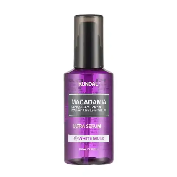 KUNDAL – Macadamia Hair Serum, White Musk, 100ml