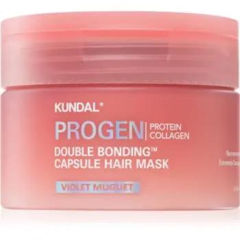 KUNDAL Progen Double Bonding Capsule Hair Mask mască regeneratoare pentru părul deteriorat