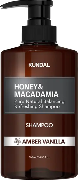 Kundal Șampon Honey & Macadamia, vanilie ambra, 500 ml