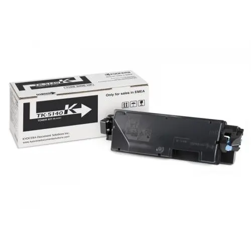 Kyocera Toner original Kyocera TK-5140K, Negru, 7000 pagini, compatibil cu ECOSYS P6130cdn, M6030cdn, M6530cdn
