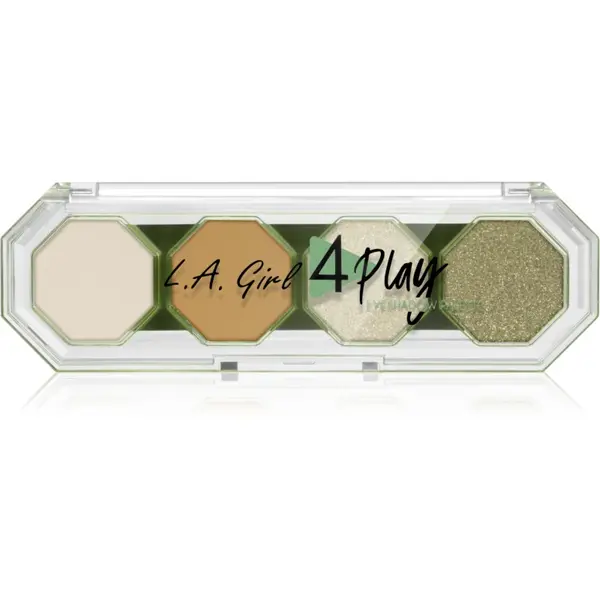 L.A. Girl Cosmetics 4 Play paletă cu farduri de ochi culoare Cowgirl 3.2 g