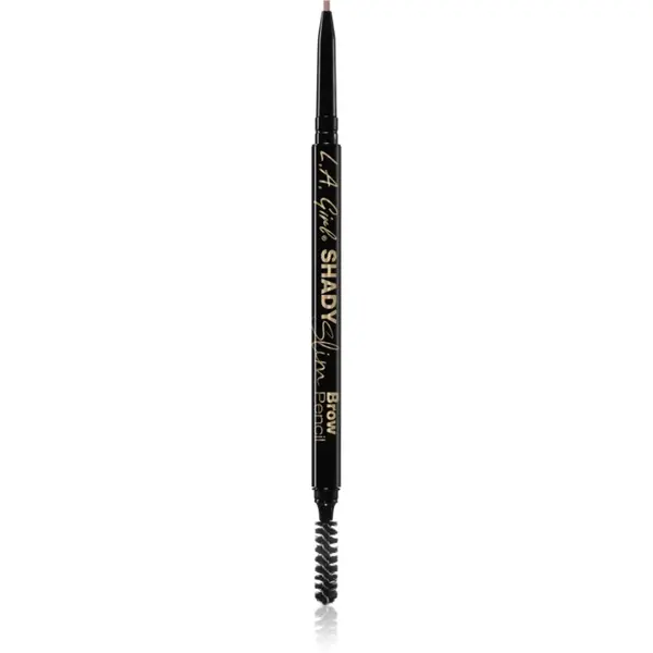 L.A. Girl Cosmetics Shady Slim creion pentru sprancene cu pensula culoare Taupe 0.08 g