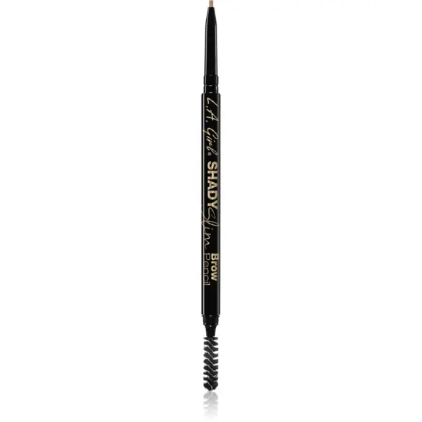 L.A. Girl Cosmetics Shady Slim creion pentru sprancene cu pensula culoare Blonde 0.08 g