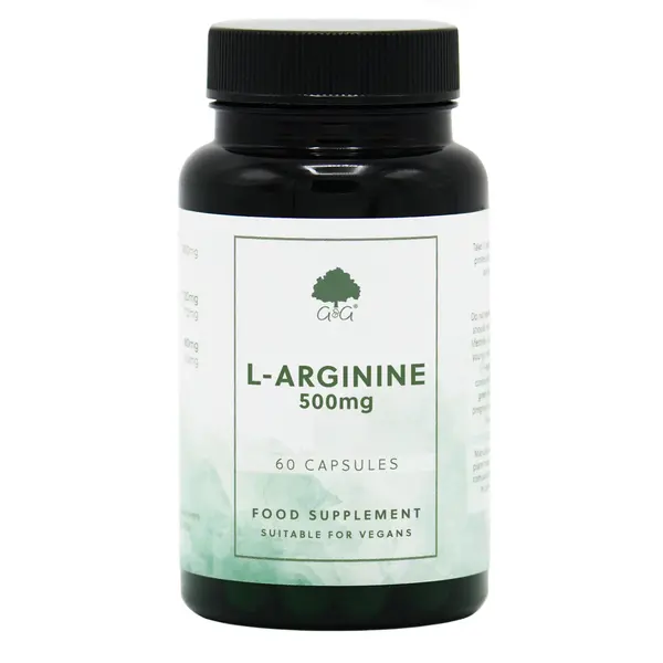 L-Arginină 500mg - 60 capsule - Default Title