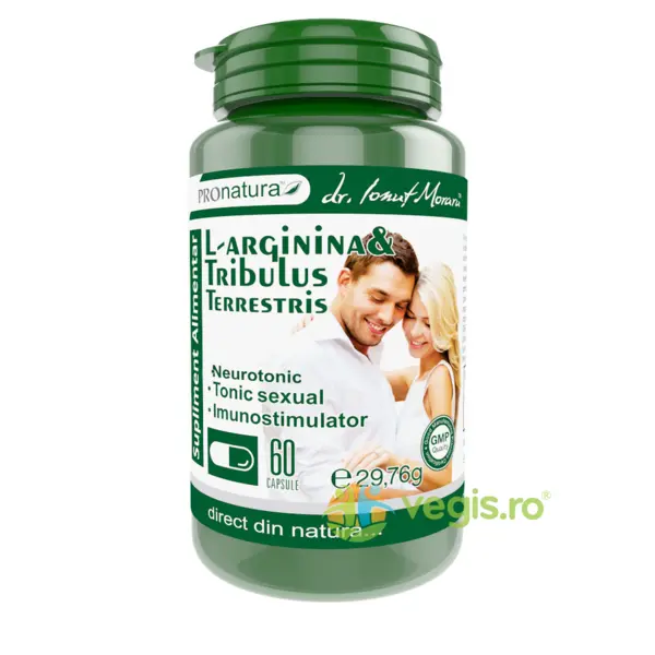 L-Arginina si Tribulus Terrestris 60cps
