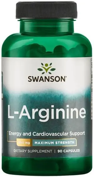 L-Arginine, 850 mg, 90 capsule, Swanson