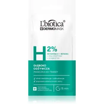 L’biotica DermoMask H 2% mască hrănitoare profundă faciale