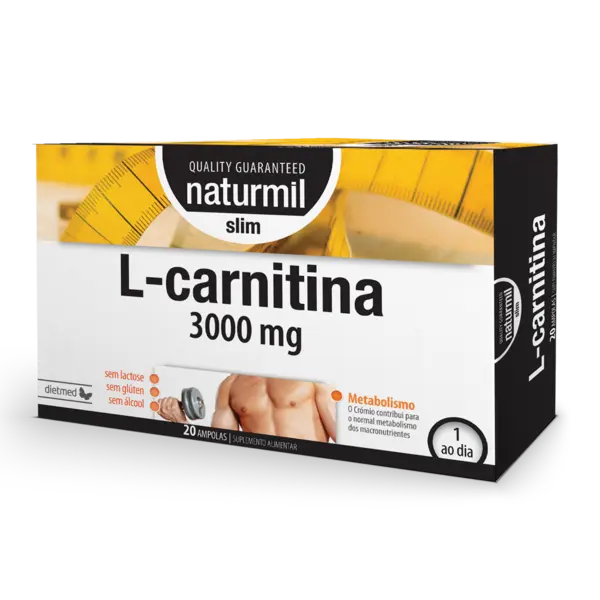 L - Carnitina Slim 3000 mg, 20 fiole buvabile x15 ml