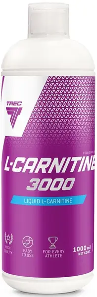 L-Carnitine 3000 Liquid, cireașă, 1000 ml, Trec Nutrition