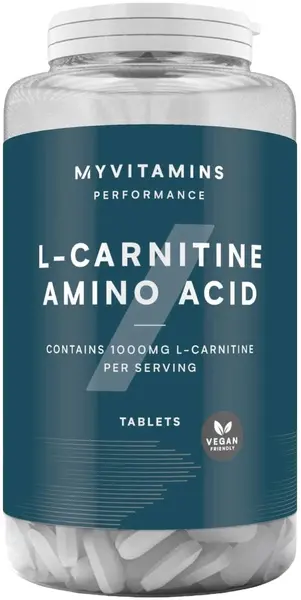 L-Carnitine Amino Acid, 180 tablete , Myprotein