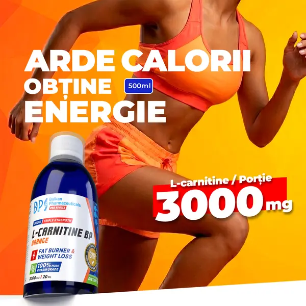 L-CARNITINE BP, 500 ml, lichid - orange