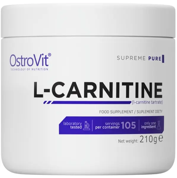 L-Carnitine, fără gust, 210 g, OstroVit