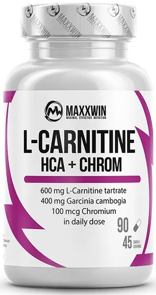L-Carnitine HCA + Chrom, 90 capsule, Maxxwin