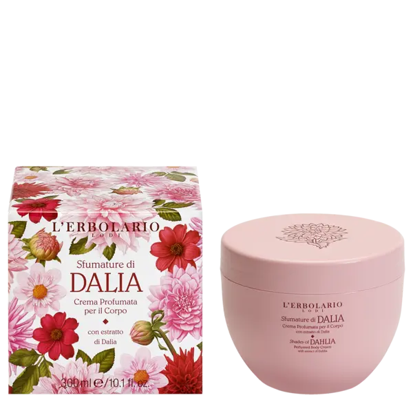 L'Erbolario Crema parfumata de corp Shades of Dahlia, 300ml
