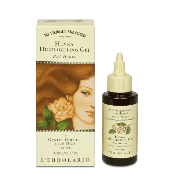 L'Erbolario Gel colorare pentru par Henna Red, 70ml