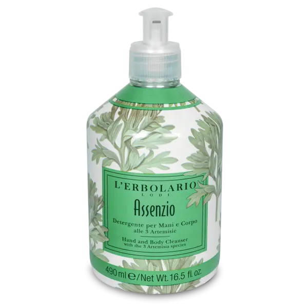 L'Erbolario Gel de dus pentru maini si corp Assenzio Editie Limitata 058, 490ml