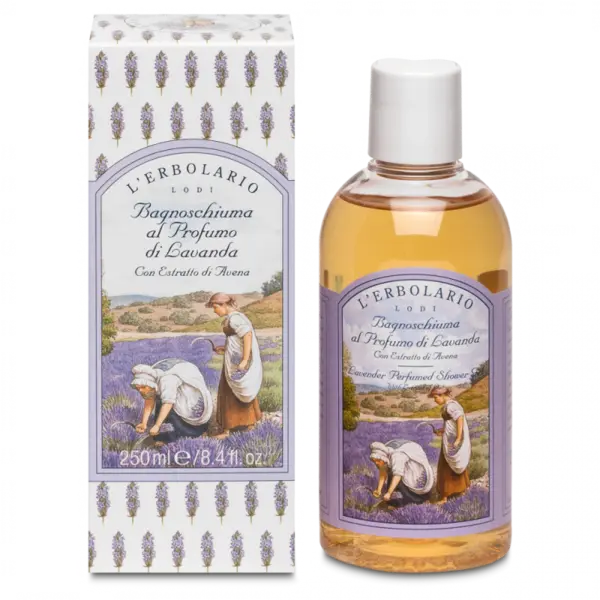 L'Erbolario Lavender Spuma de dus, 250ml
