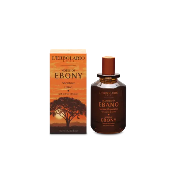 L'Erbolario Lotiune dupa ras Notes Of Ebony, 100ml