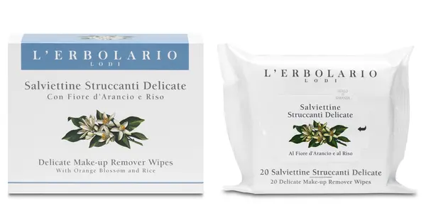 L'Erbolario Servetele demachiante 006, 20 bucati