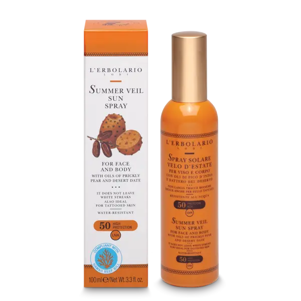 L'Erbolario Spray Sun pentru fata si corp SPF50, 100ml