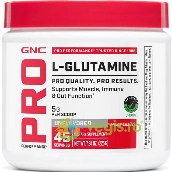 L-Glutamina 5000mg Pudra fara Aroma Pro Performance 225g