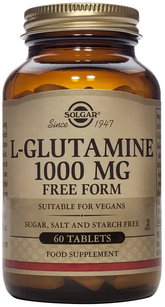 L-Glutamine, 1000 mg, 60 tablete, Solgar