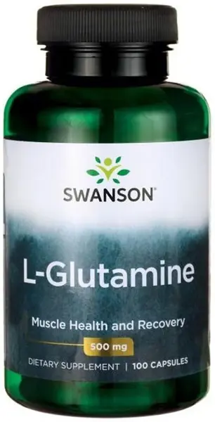 L-Glutamine, 500 mg, 100 capsule, Swanson