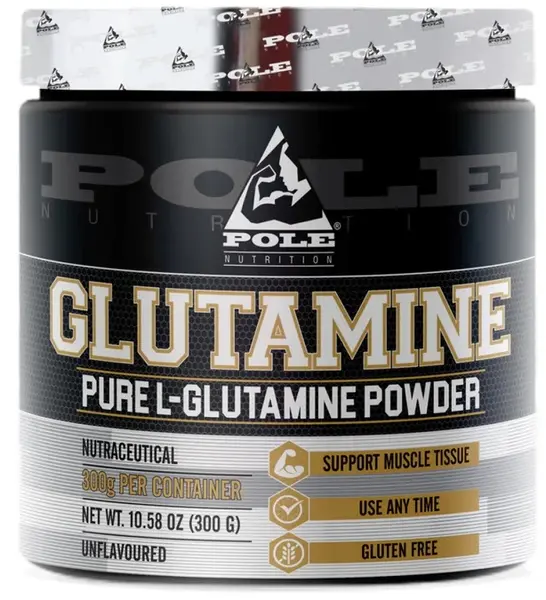 L-Glutamine, fără gust, 300 g, Pole Nutrition
