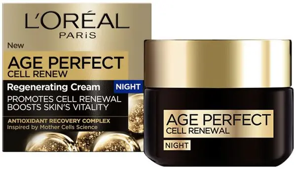 L'Oréal Age Perfect Cremă de față de noapte Cell Renewal, 50 ml