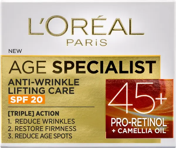 L'Oréal Age Specialist Crema de față de zi, SPF20, 50 ml