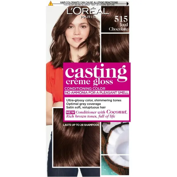 L'Oréal CASTING CREAM GLOSS 515 Ciocolată cu gheață Volum 1 bucata