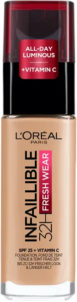 L'Oréal Fond de ten Infaillible Fresh Wear, SPF25, 200 Sable Dore, 30 ml