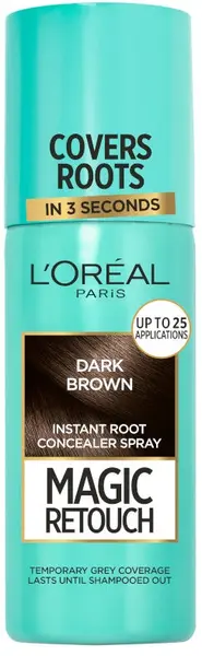 L'Oréal Magic Retouch Spray de păr, 2 Dark Brown, 75 ml