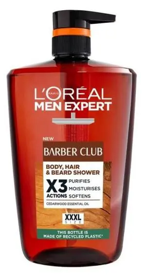 L'Oréal Men Expert Gel de duș Barber Club, 1000 ml