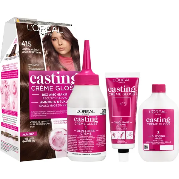 L’Oréal Paris Casting Creme Gloss culoare par culoare 415 Iced Chocolate 1 buc