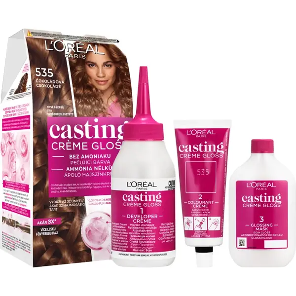 L’Oréal Paris Casting Creme Gloss culoare par culoare 535 Chocolate 1 buc
