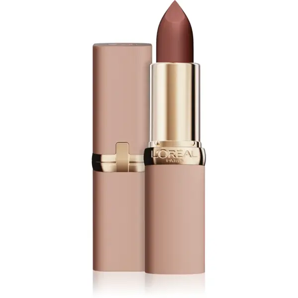 L’Oréal Paris Color Riche Matin Balm ruj de buze catifelant cu efect matifiant culoare 580 Brun Elegance 4.3 g