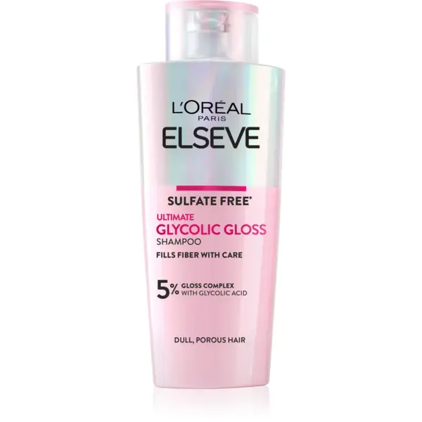 L’Oréal Paris Elseve Glycolic Gloss șampon revitalizant pentru strălucirea părului slab 200 ml