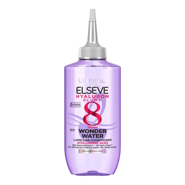 L'Oreal Paris Elseve Hyaluron Plump 8 Balsam lichid pentru păr Volum 200 ml