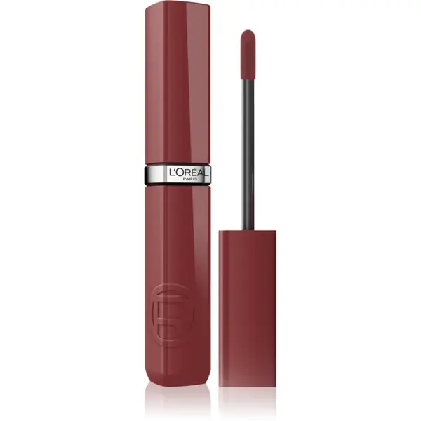 L’Oréal Paris Infaillible Laque Resistance Ruj de buze lichid, de lunga durata ofera hidratare si stralucire culoare 625 Mid Bordeaux 4.3 ml