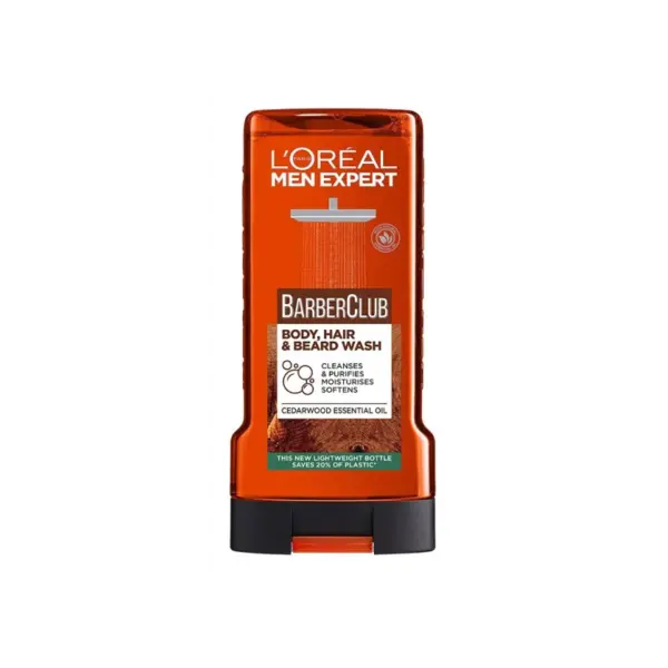 L'Oreal Paris Men Expert Barber's Club Gel de duș pentru bărbați Volum 300 ml