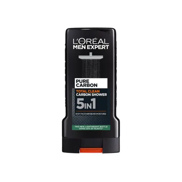 L'Oreal Paris Men Expert Pure Carbon Shower Gel Gel de duș pentru bărbați Volum 300 ml