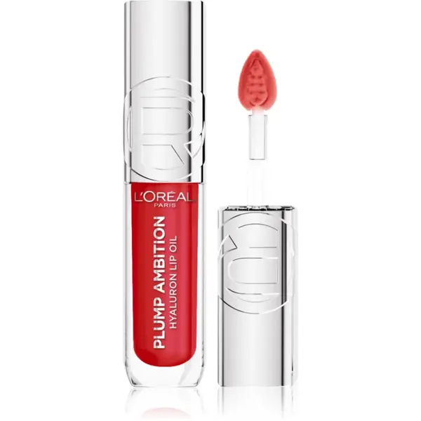 L’Oréal Paris Plump Ambition luciu de buze pentru un volum suplimentar cu acid hialuronic culoare 380 Rouge in Love 5 ml