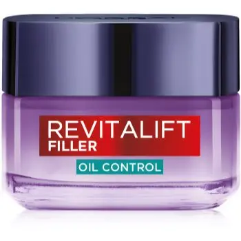 L’Oréal Paris Revitalift Filler Oil Control crema de fata zi pentru ten gras și mixt